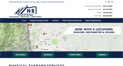 Desktop Screenshot of northboulderpt.com